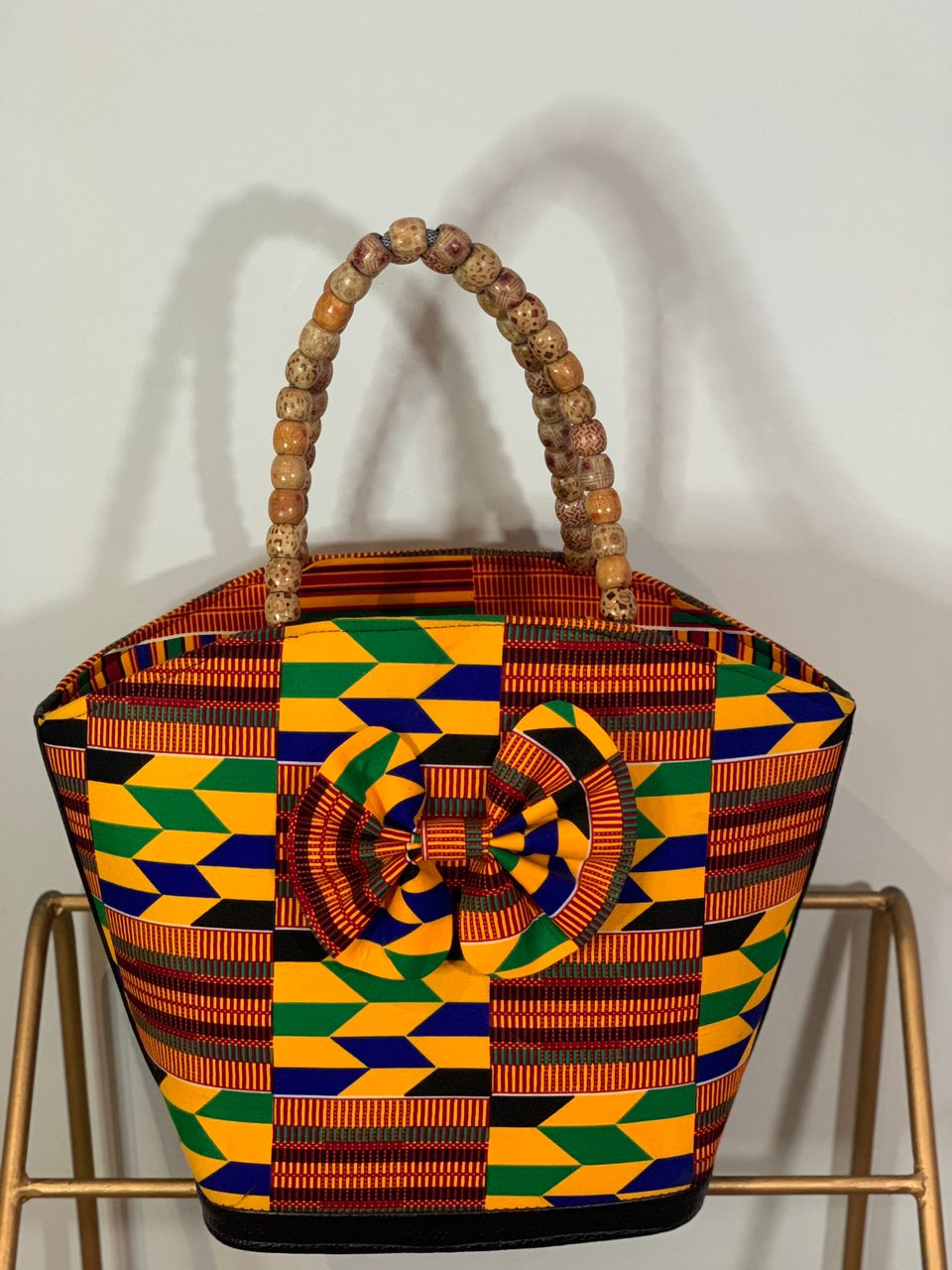 Colorful African Print Tote Bag