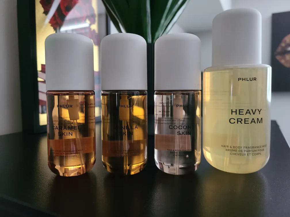 Phlur Fragrance Mist Set: Caramel, Vanilla, Coconut, Heavy Cream thumbnail