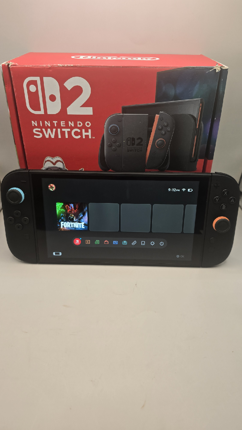 Nintendo Switch 2 plus 2 wired controllers