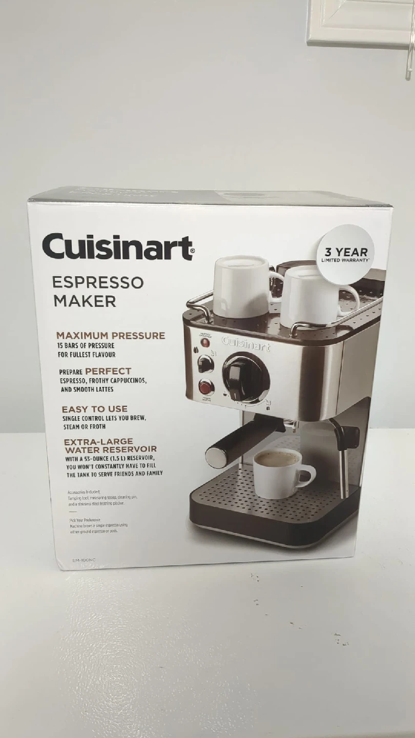 New Sealed Cuisinart Espresso Maker