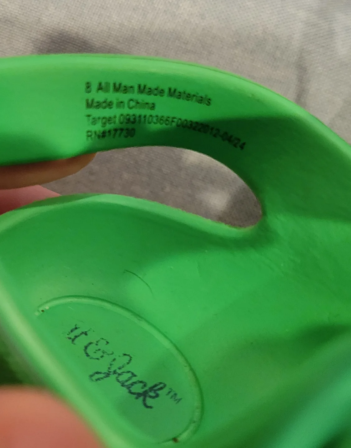 Cat & Jack Green Sandals Size 8 Toddler image indicator(7)
