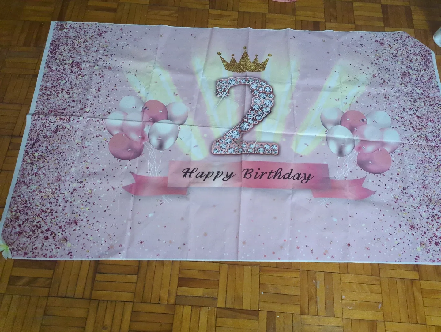 Birthday Banner for 2 years old thumbnail