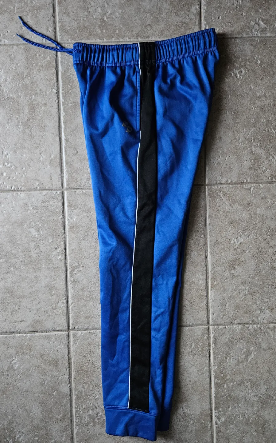 Youth XL (14) Childrens Place Performance Pants (Blue/Black) image indicator(2)