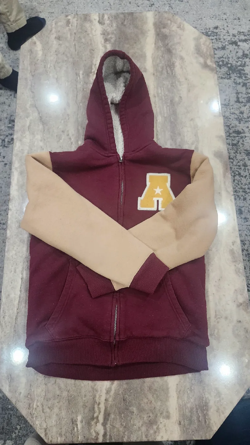 The Children's Place XL(14) Hooded Varsity Jacket thumbnail