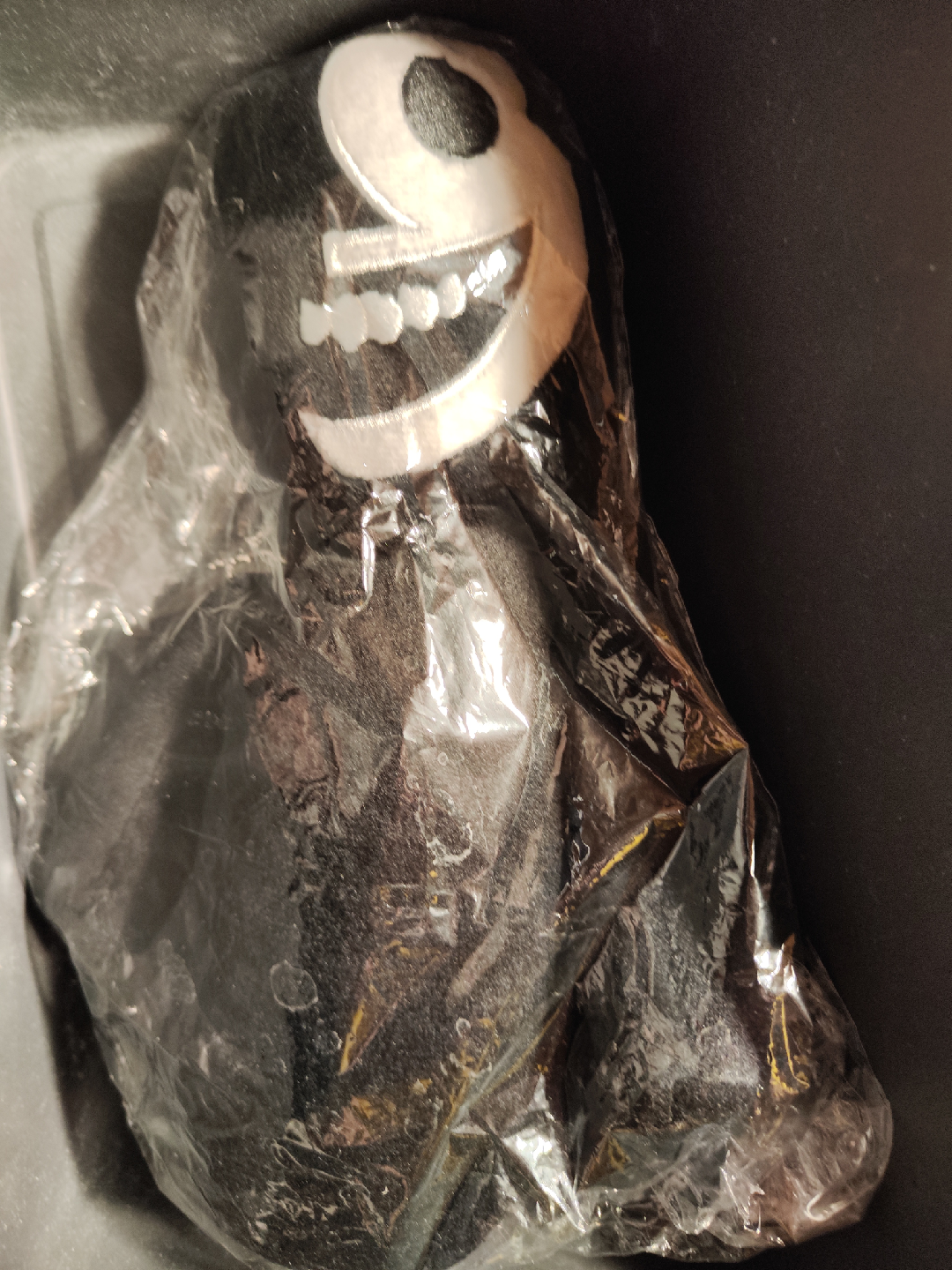 Halloween couch decoration Monster Plushies - Black & Pink/Blue