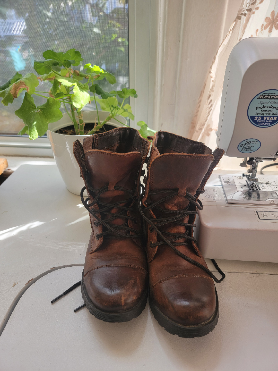 Brown Leather Ankle Boots - photo 3