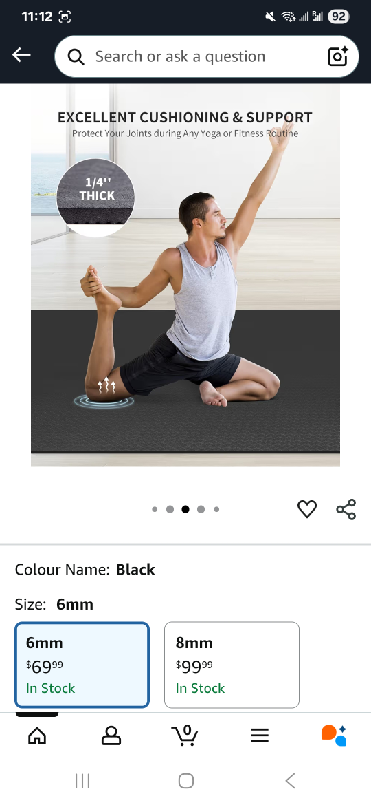 Selling Barely Used Large and Thick Exercise Yoga Mat! - photo 4