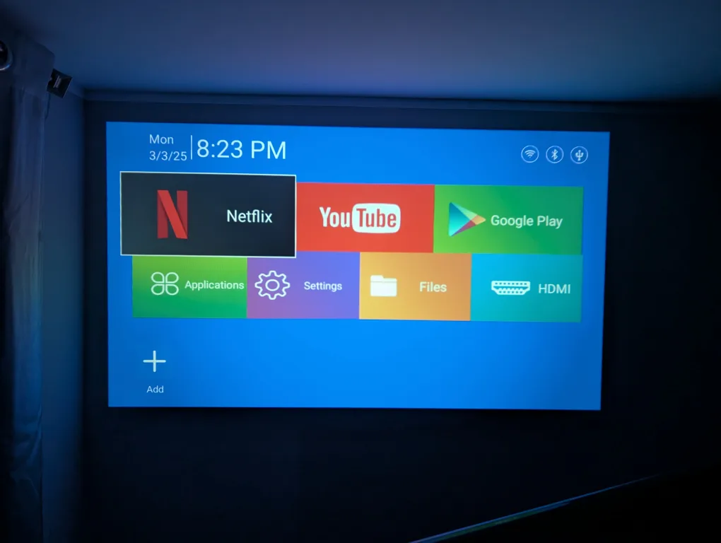 Brand New Smart 4K Projector For Sale image indicator(5)