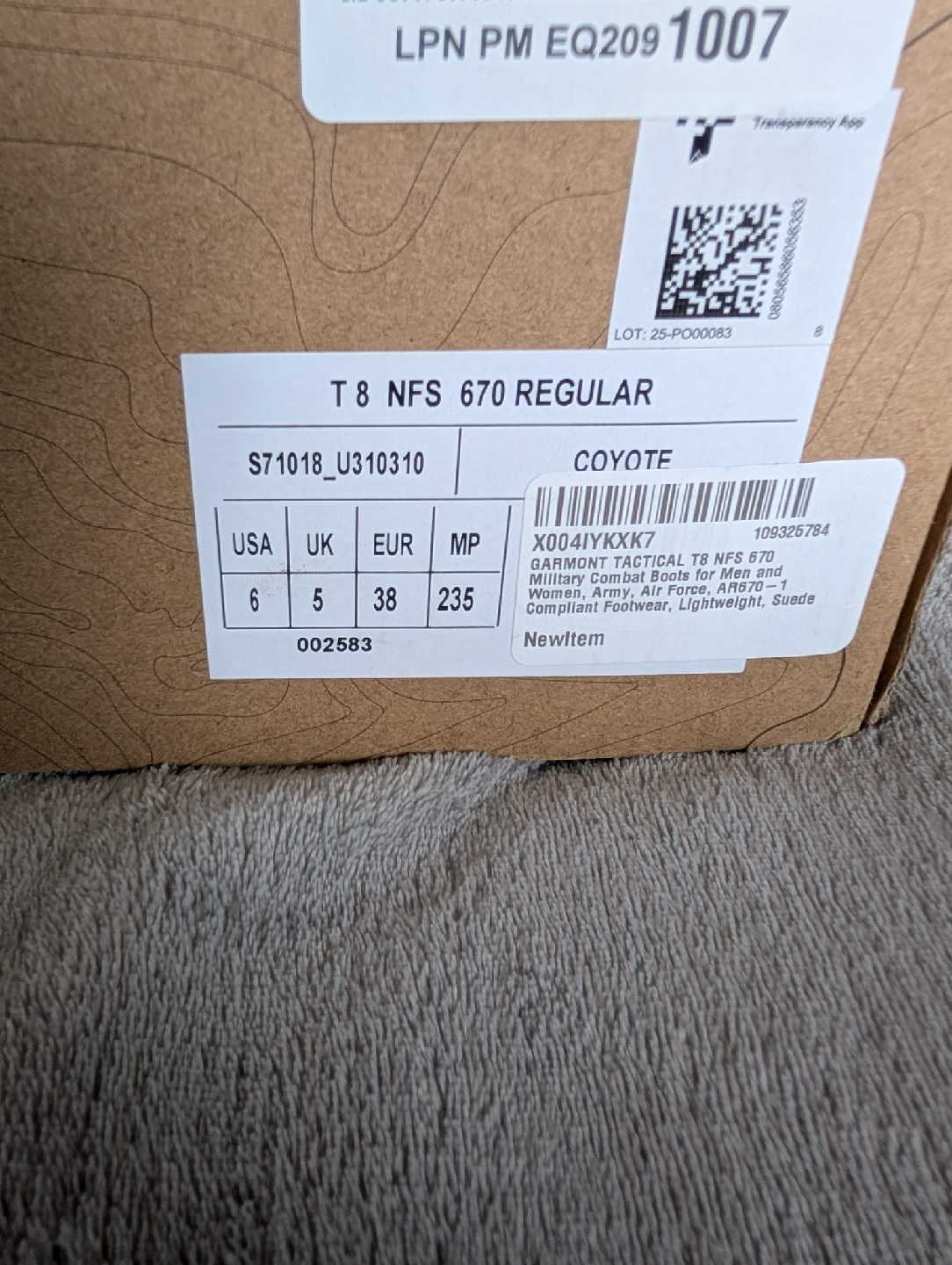 New Garmont - Regular Coyote Boots - photo 3