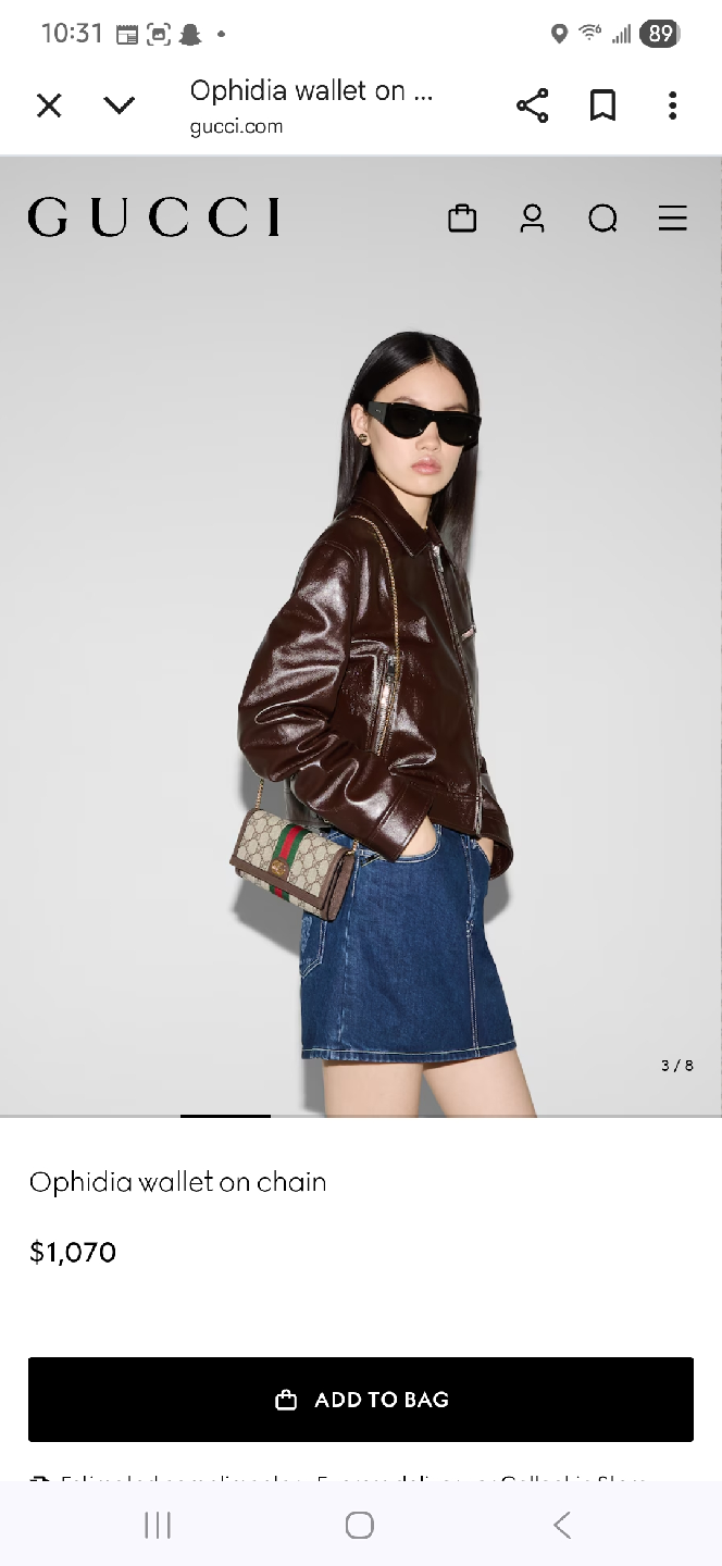 Gucci Ophidia Wallet on Chain - photo 2