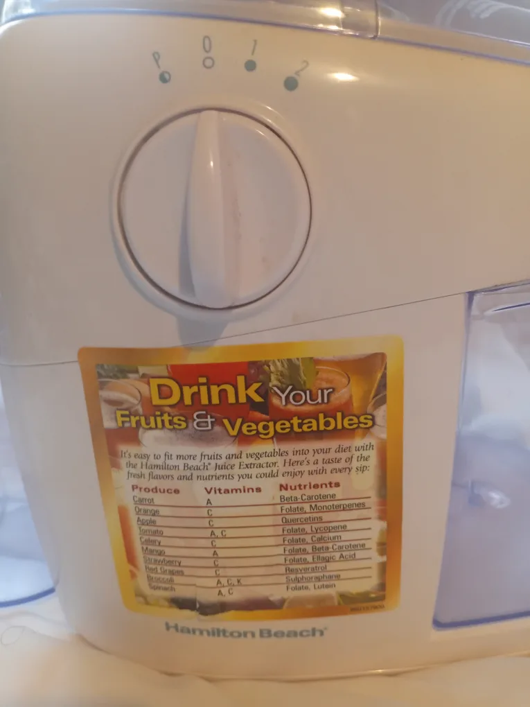 Hamilton Beach Juice Extractor image indicator(2)