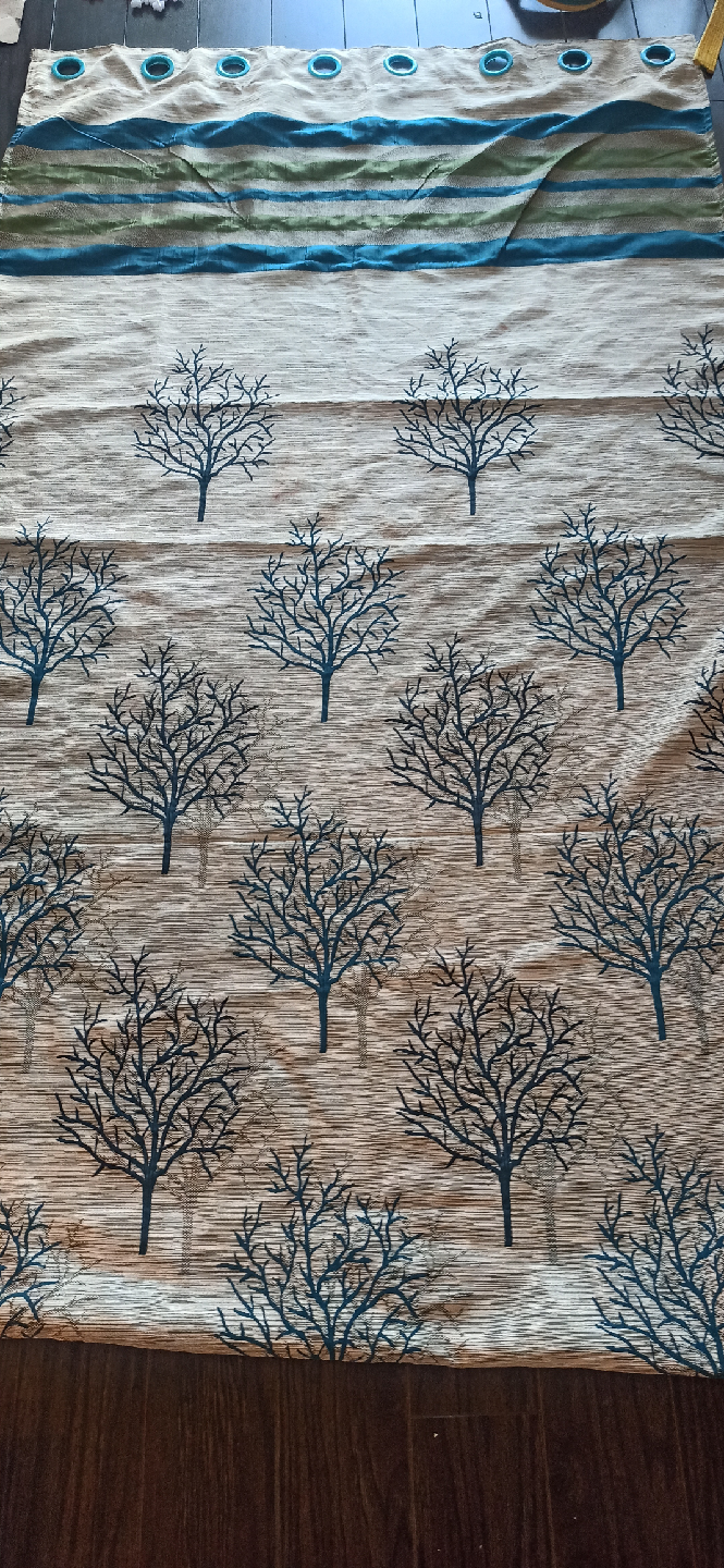 Two way Tree Print Curtain Panel