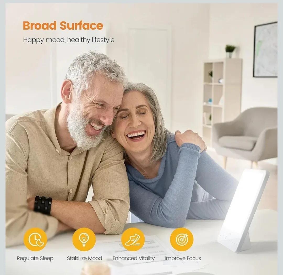 LASTAR Sun Lamp, UV Free 10000 Lux Sunlight Lamp with ... image indicator(3)