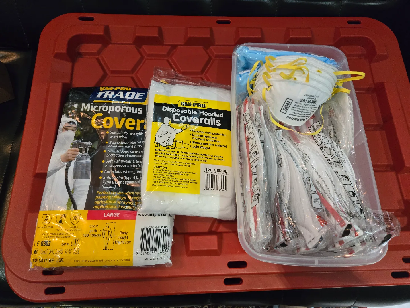Uni-Pro Coveralls & 3M N95 Masks image indicator(3)