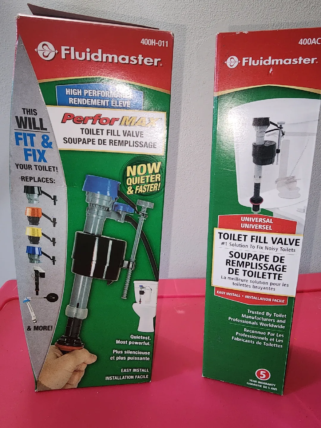 Fluidmaster Universal Toilet Fill Valve & Flapper Kit image indicator(5)