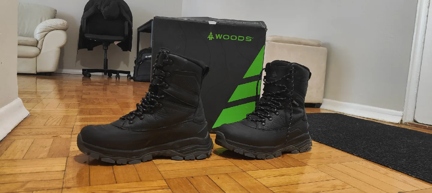Woods Black Winter Boots with Box image indicator(3)