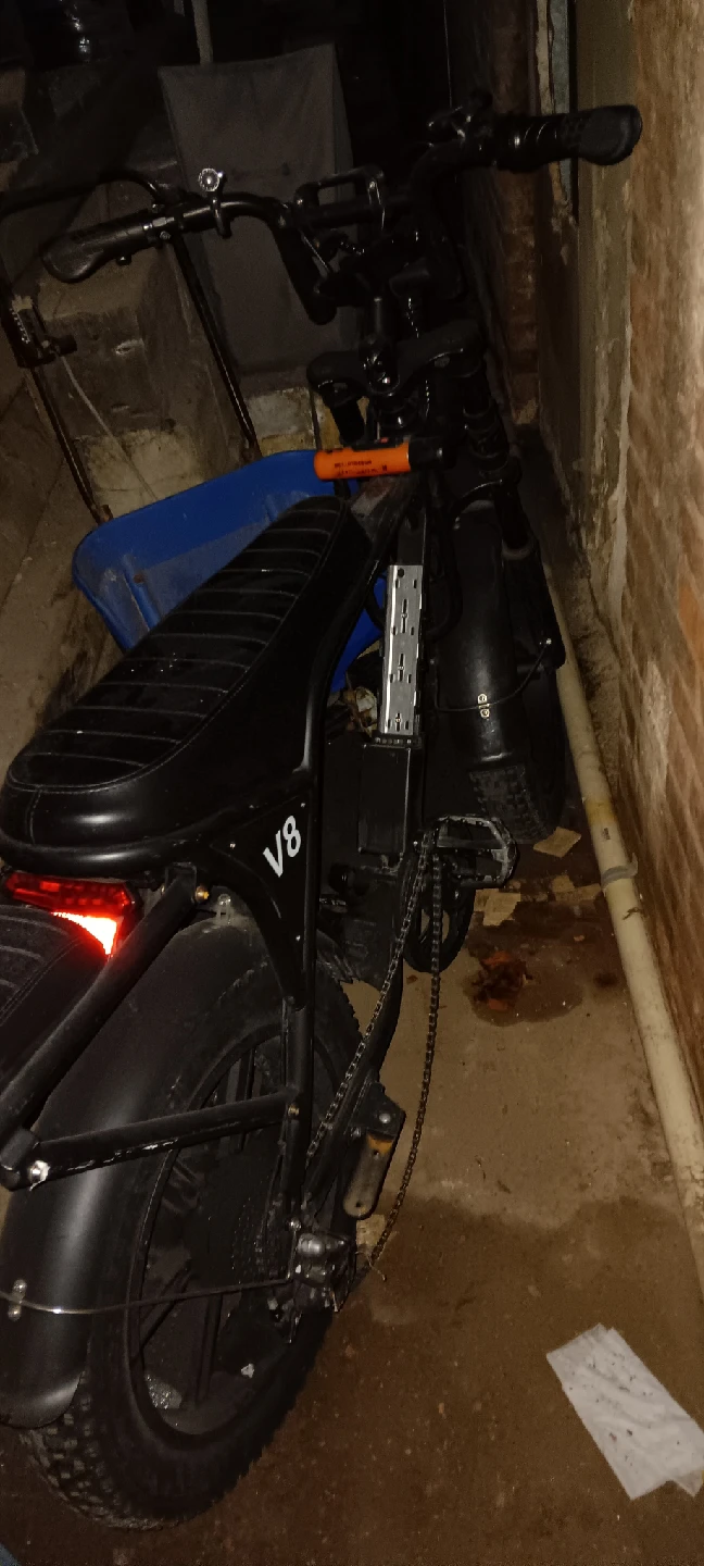 V8 Electric Bike - Black - photo 4