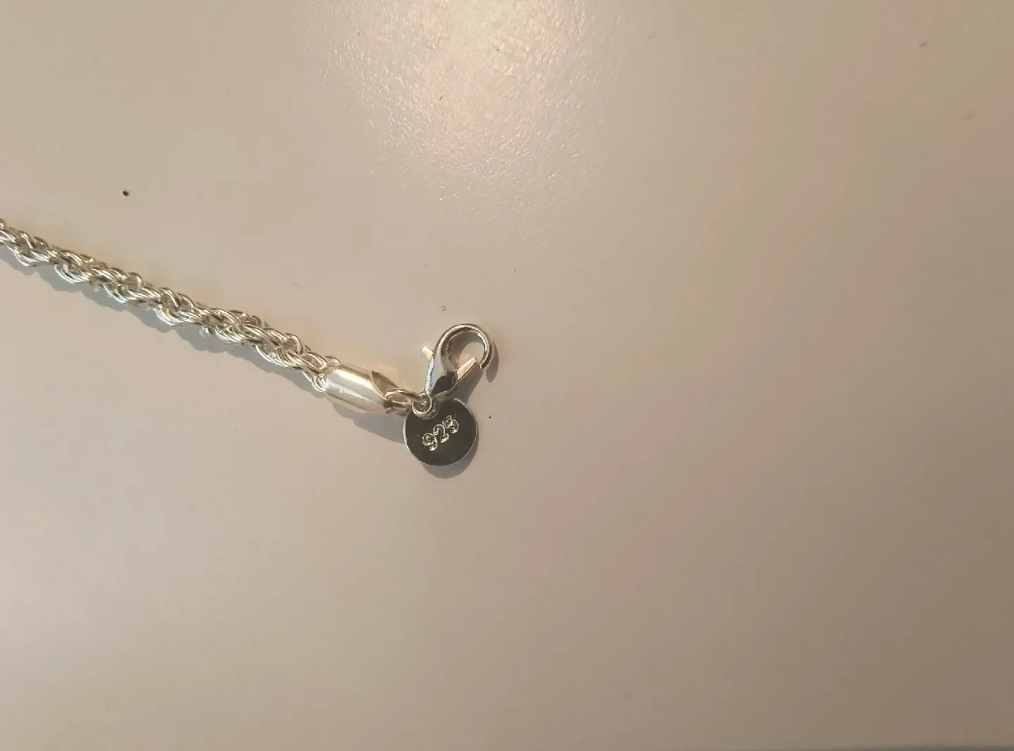 925 Sterling Silver Rope Chain Bracelet image indicator(3)