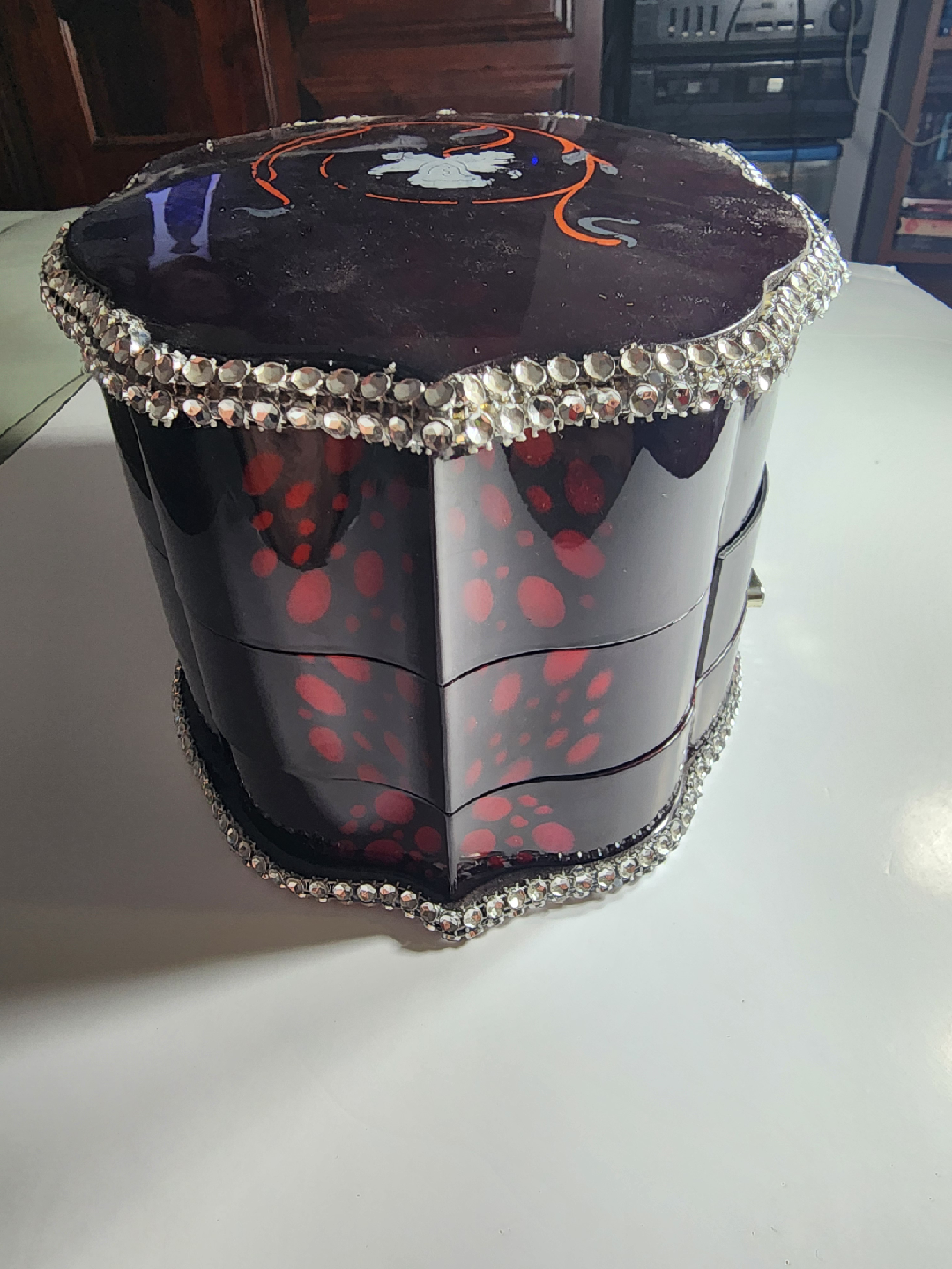 Jewelry Box with Rhinestone Trim - photo 5