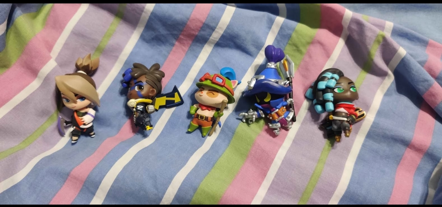 League of Legends Yordle Chibi Figures - Set of 3