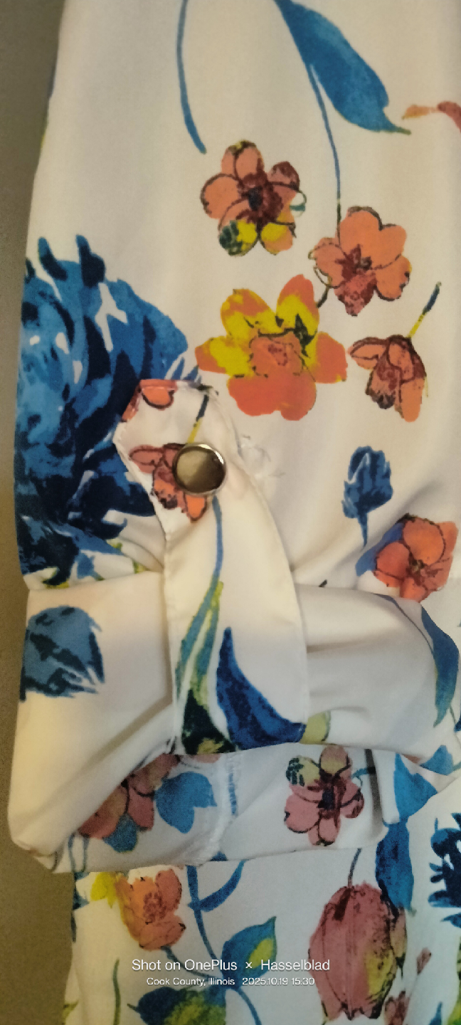 Jason Maxwell Floral Print Rain Jacket - Size L - photo 4
