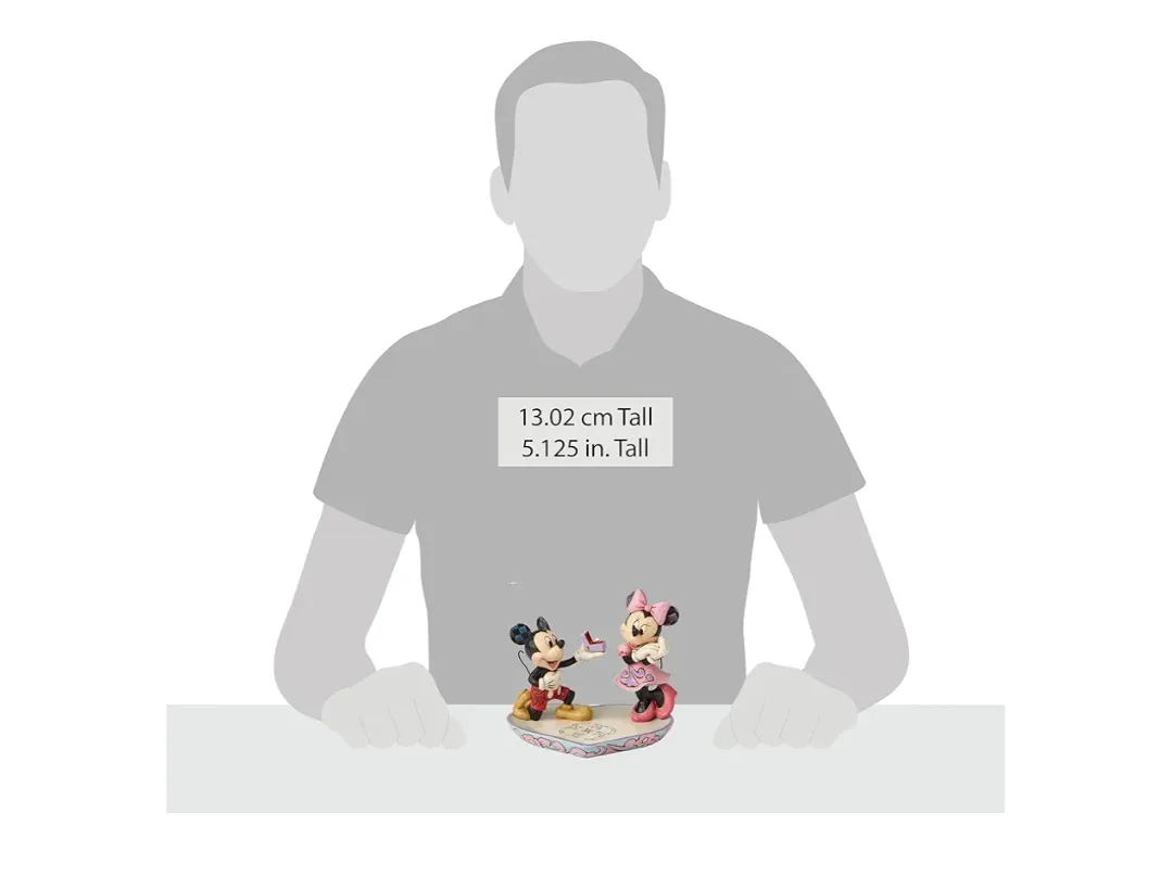 Disney Jim Shore Mickey & Minnie Proposal Figurine image indicator(4)
