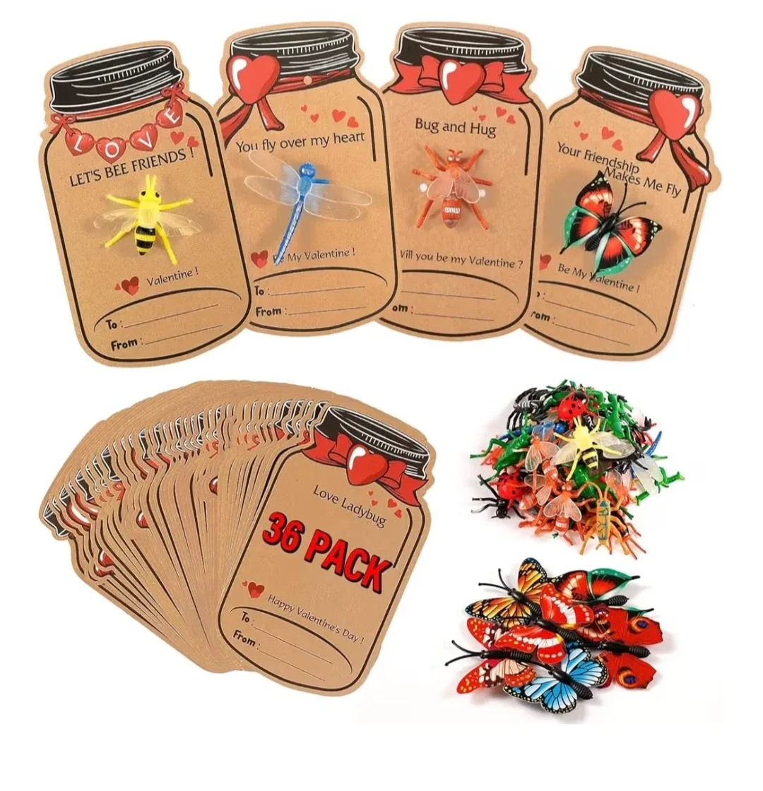 Valentine's Day Cards for Kids - 36 Pack New image indicator(6)