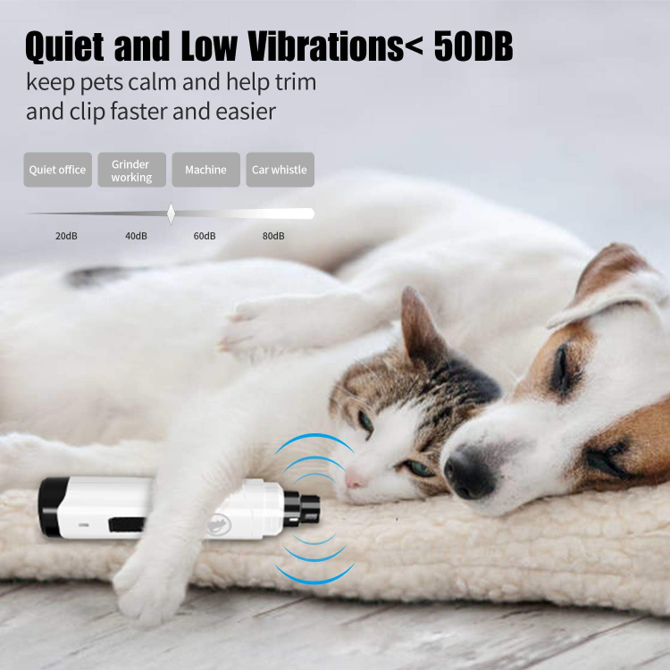 Ceenwes Dog Nail Grinder 2-Speed Rechargeable Pet Nail Trimmer - photo 3