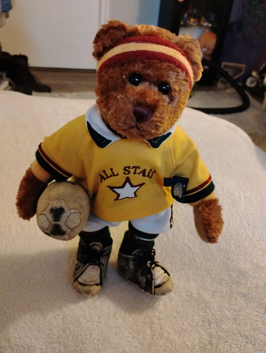 All Stars Teddy Bear with Soccer Ball image indicator(2)