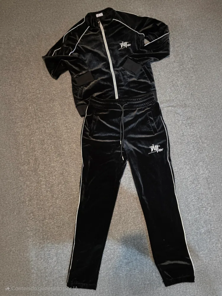 Dior Black Velvet Tracksuit image indicator(3)