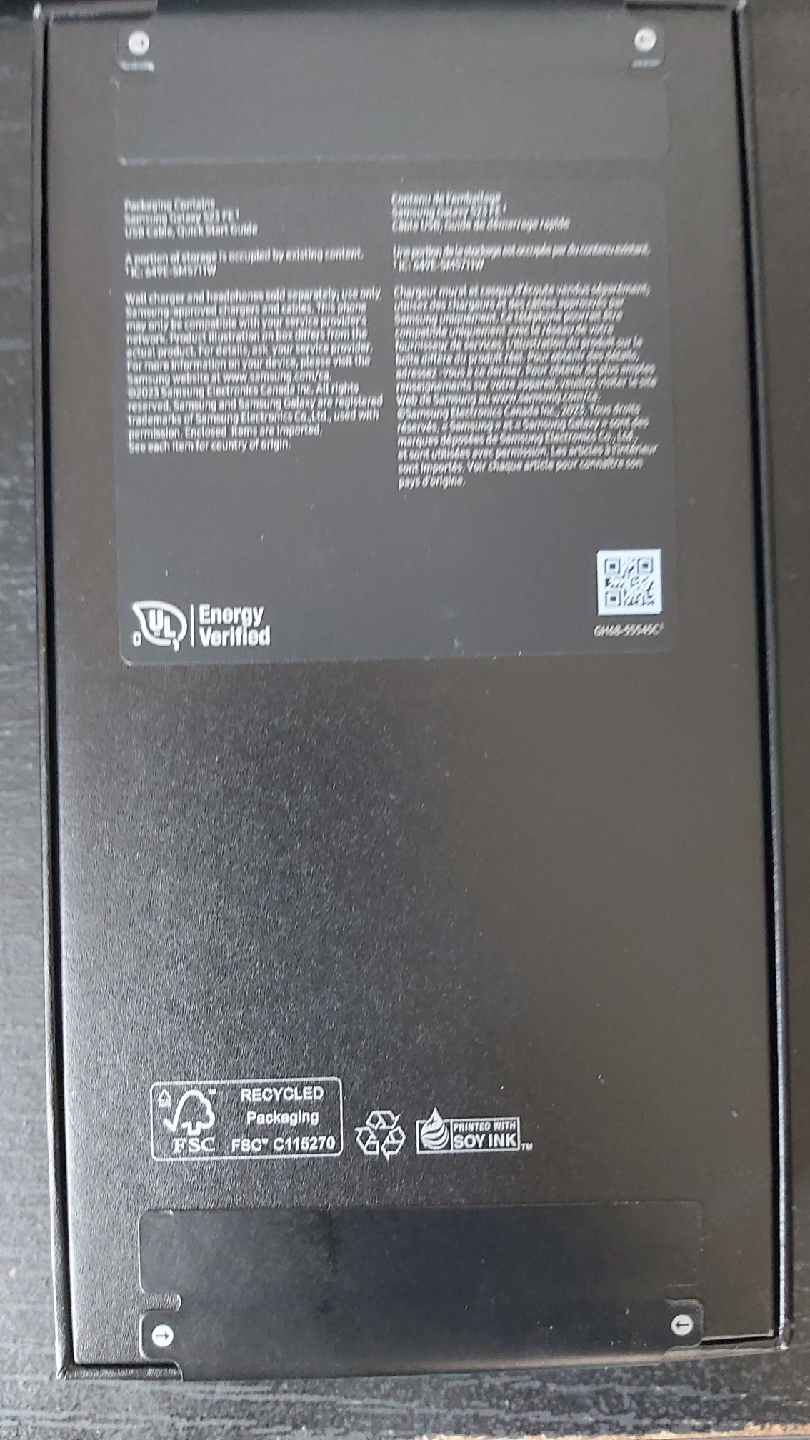 Samsung Galaxy S23 FE cell phone unlocked  unopened box - photo 2
