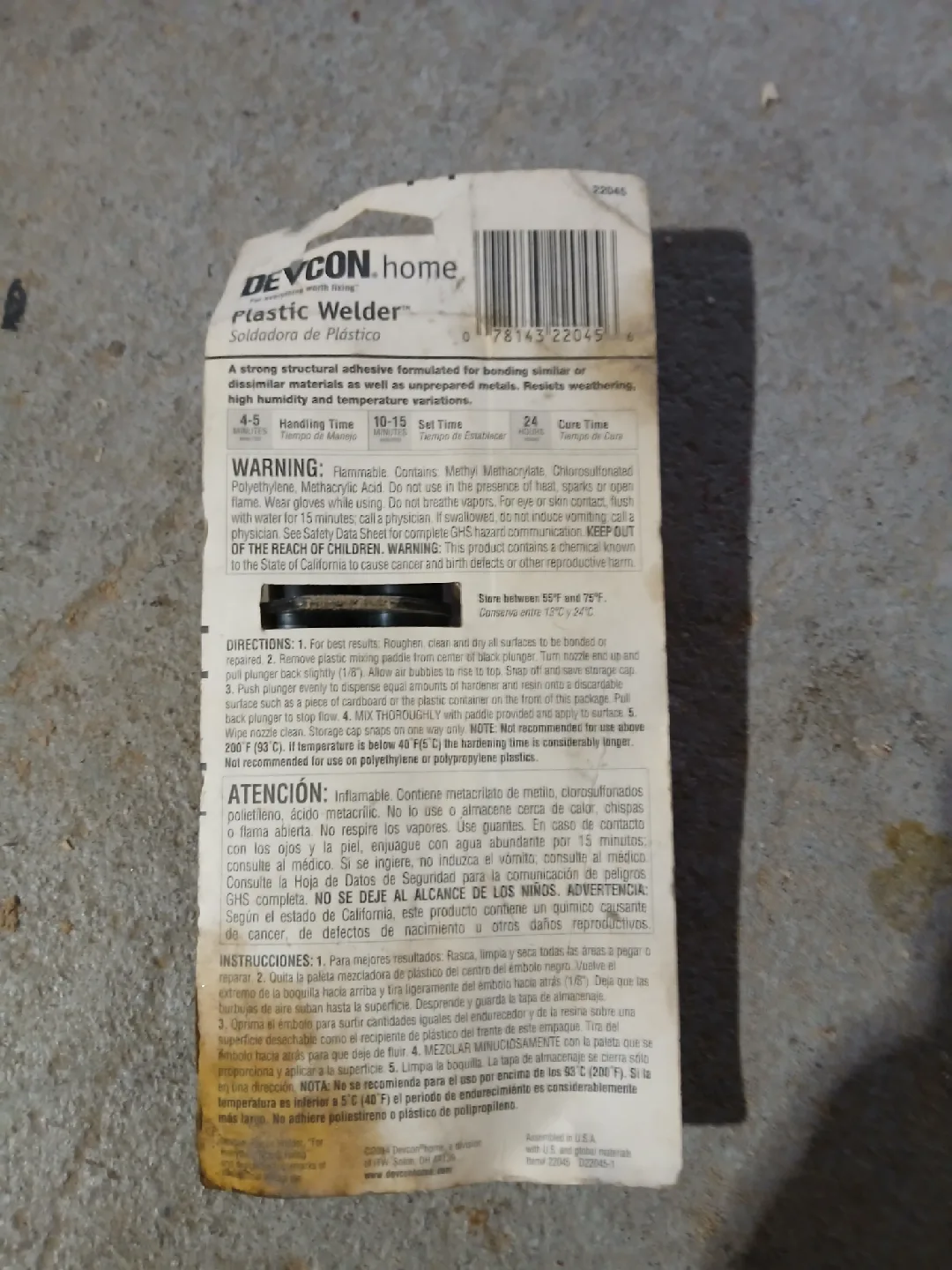 Devcon Home Plastic Welder image indicator(2)