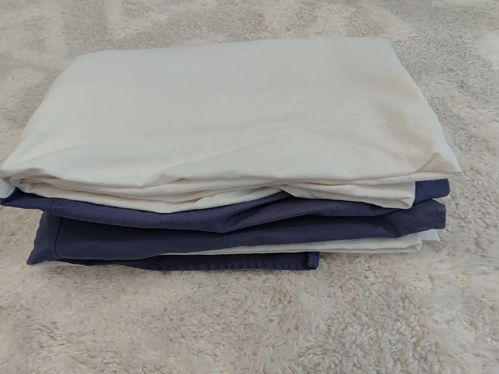 Cotton Queen size bed skirt image indicator(2)