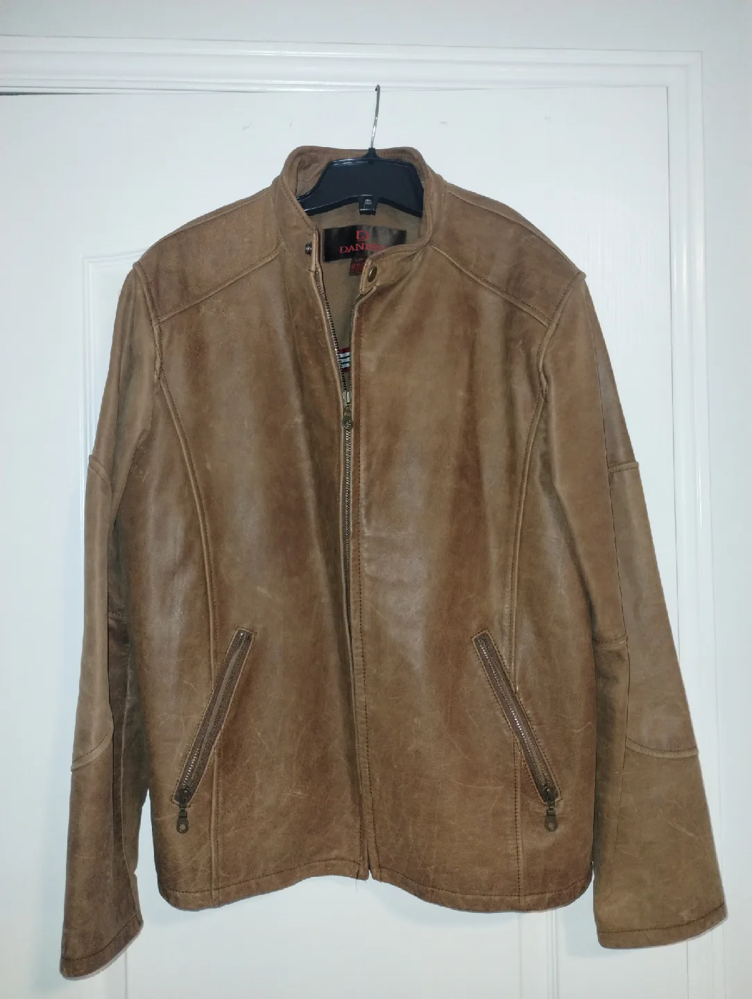 Daniel Cremieux Brown Leather Jacket image indicator(2)