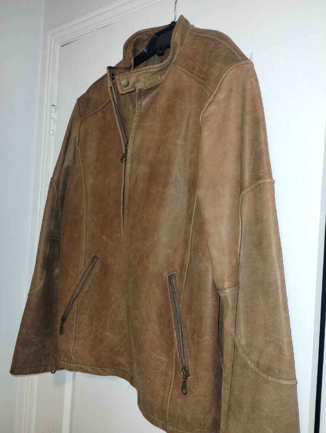 Daniel Cremieux Brown Leather Jacket image indicator(4)
