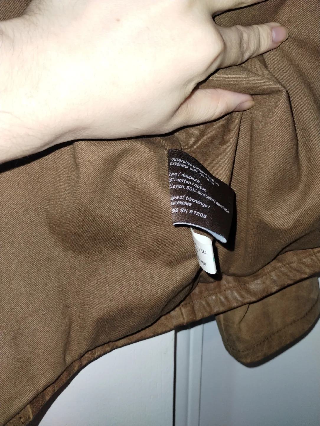 Daniel Cremieux Brown Leather Jacket image indicator(5)