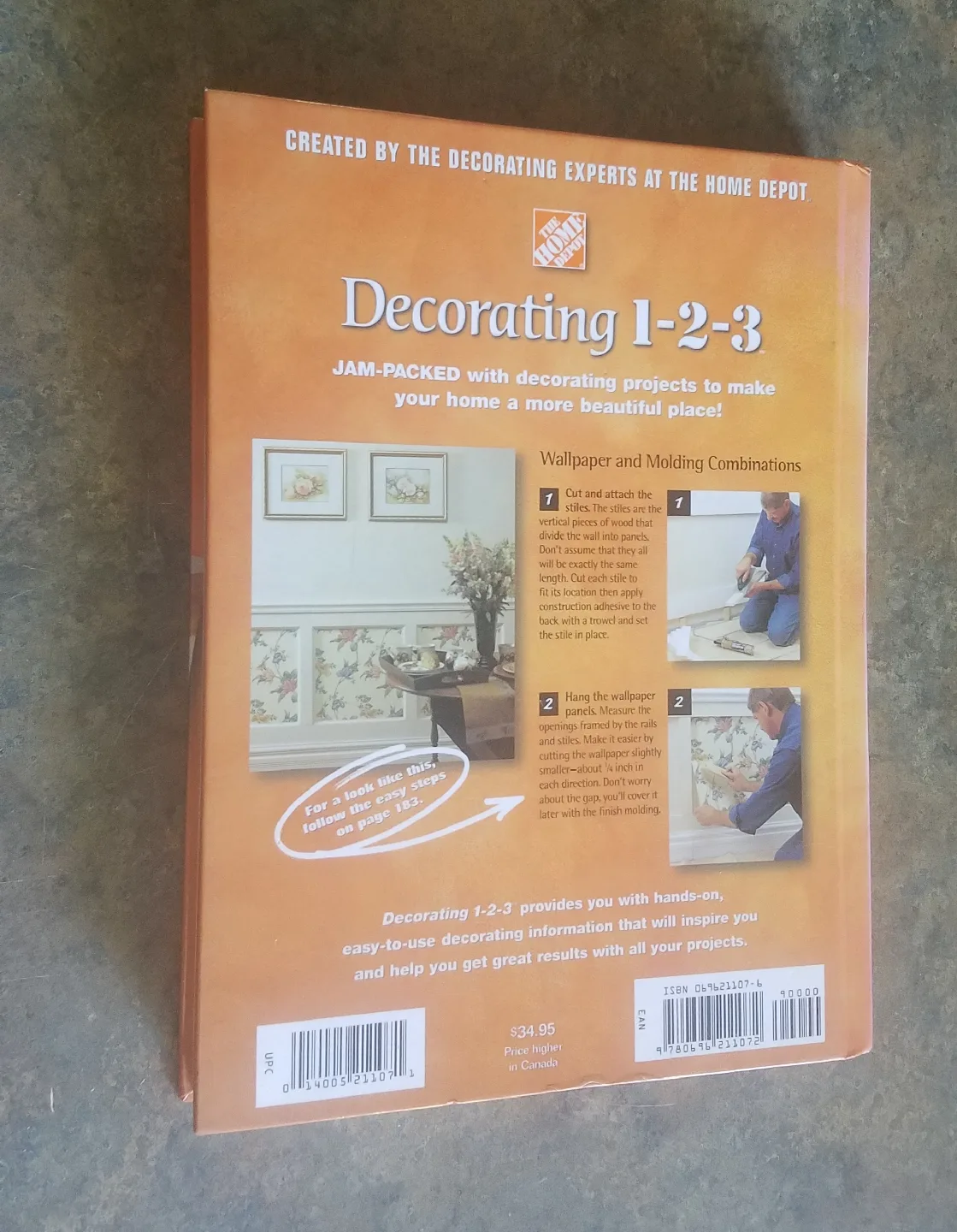 Home Depot Decorating 1-2-3 Hard Cover Book image indicator(2)