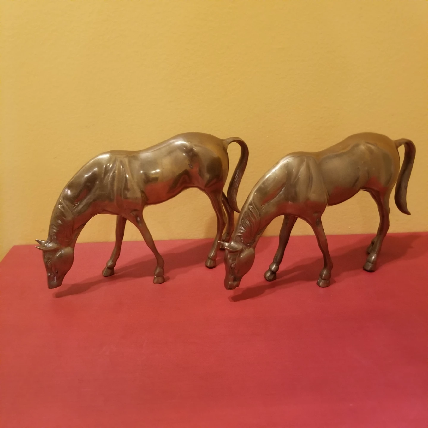 Vintage Brass Horse Figurines - - photo 2