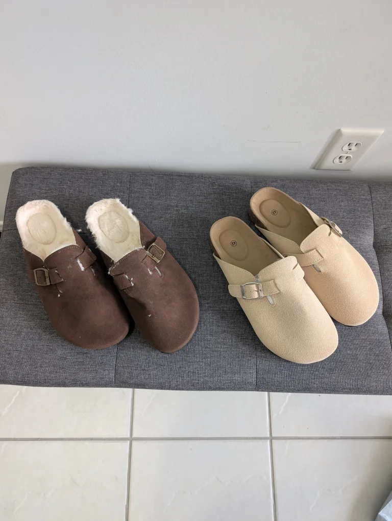 Brown & Beige Clogs - Size 42 image indicator(3)