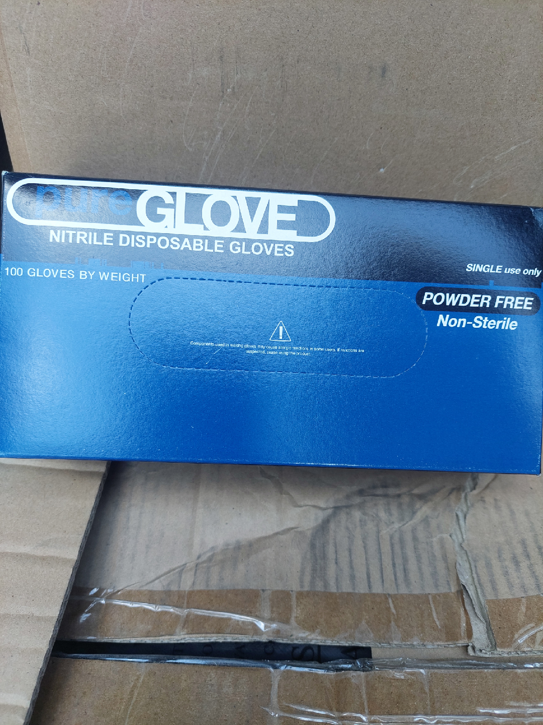 Gloved Nitrile Disposable Gloves - 100 Count