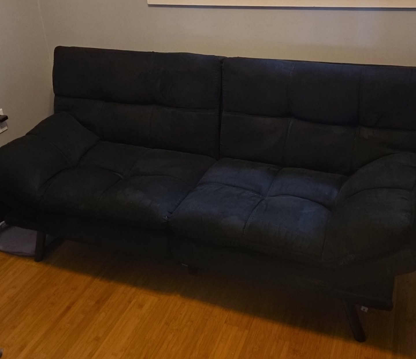 Black Futon Sofa Bed - photo 2
