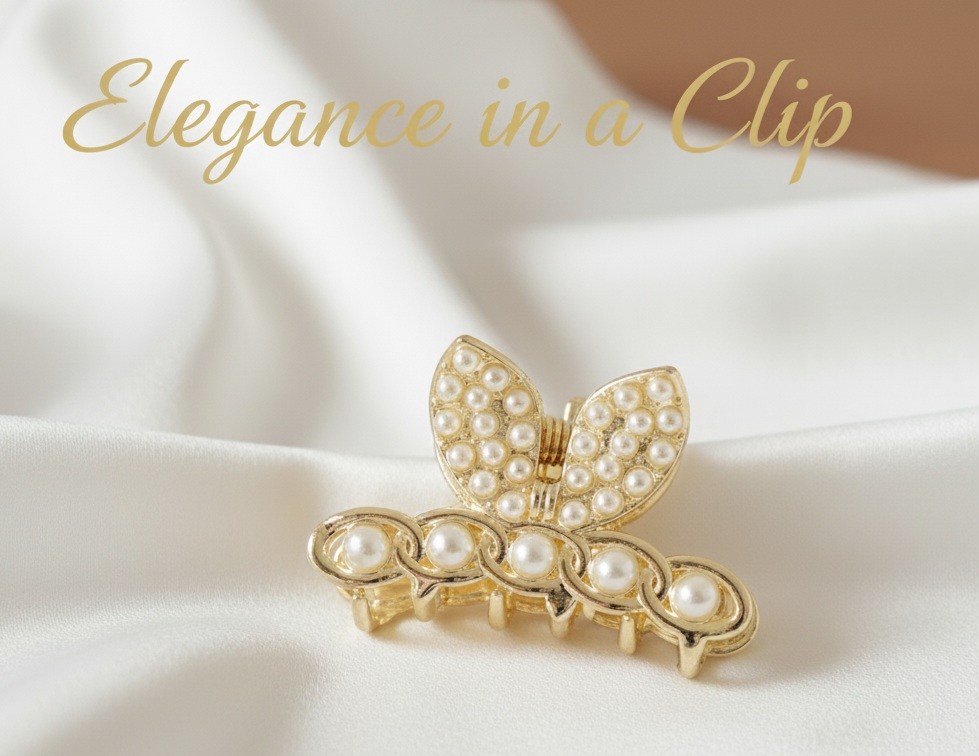 Shiny hair clips