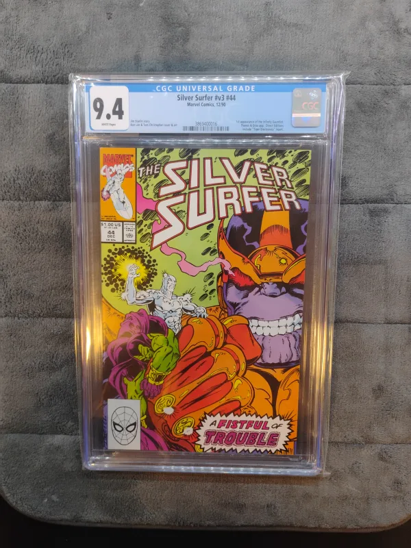 Silver Surfer #v3 #44 Marvel Comic (CGC Graded 9.4) thumbnail