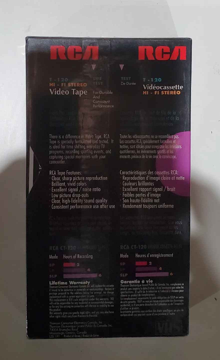 RCA T-120 HI-FI Stereo Video Tape Brand new 🥕 image indicator(2)