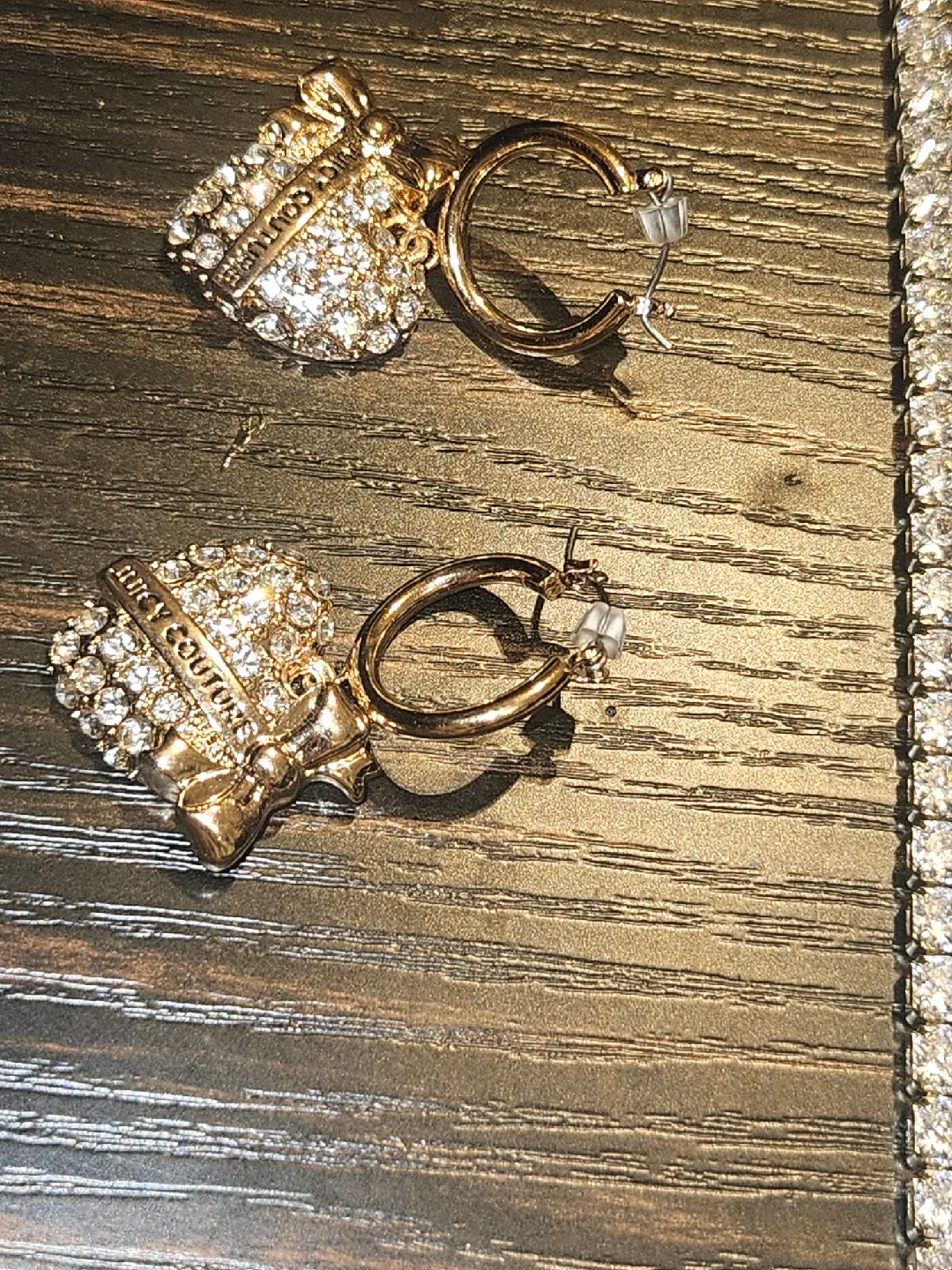 Juicy Couture Gold Heart Earrings image indicator(3)