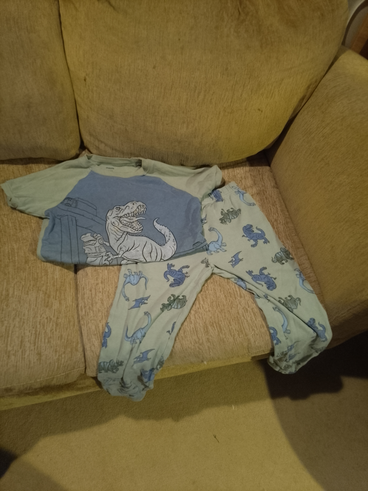 Pekkle Dinosaur Pajamas - Size 10/12