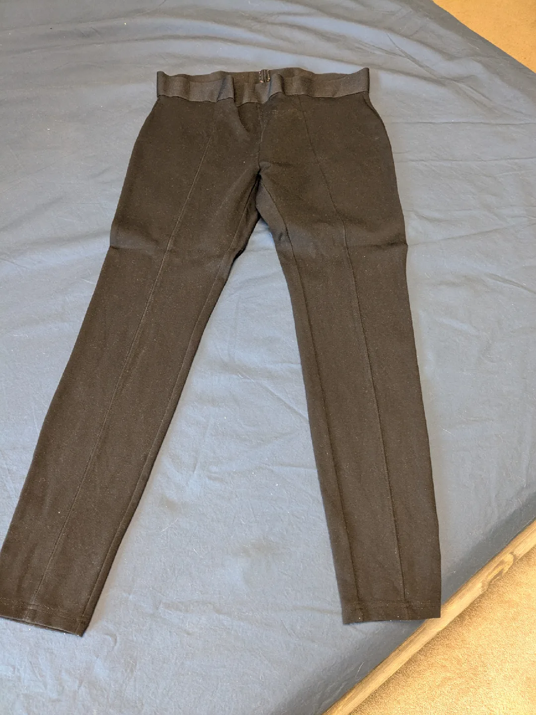 Hue Black Ponte Pants - Size Large thumbnail