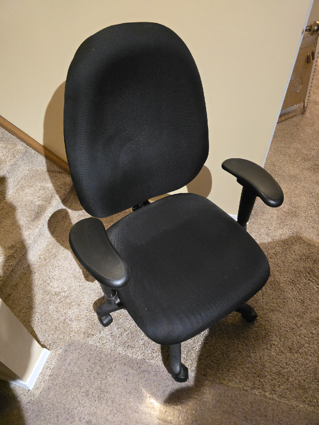 Black Office Chair - Adjustable - photo 2