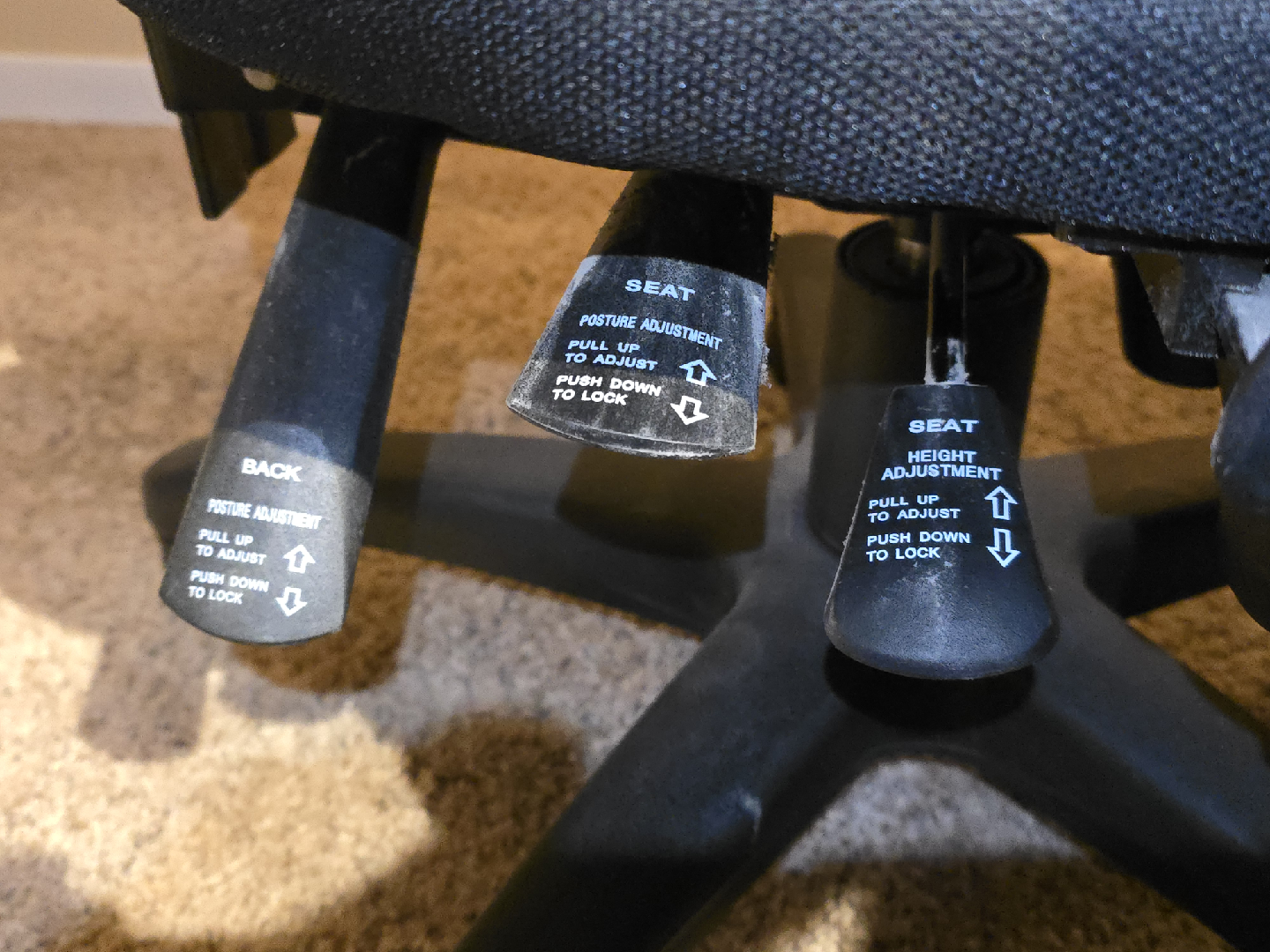 Black Office Chair - Adjustable - photo 3