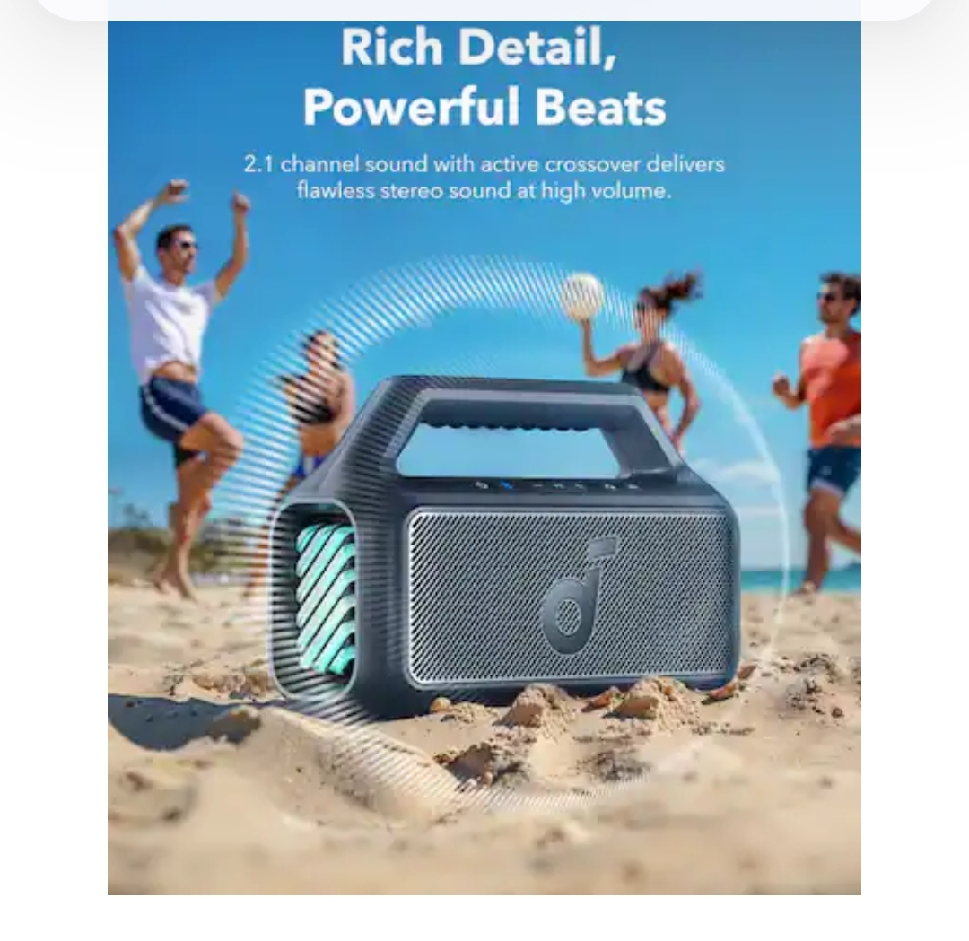 Soundcore Boom V2 Portable Bluetooth Speaker - photo 2